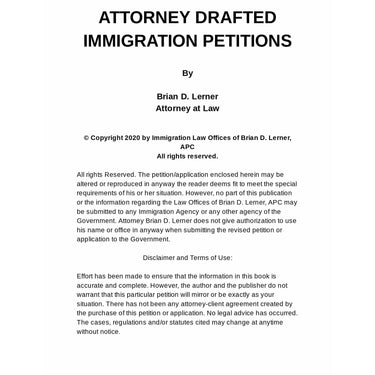 Attorney Drafted Immigration Petitions: Humanitarian Reinstatement - Rocket Immigration Petitions
